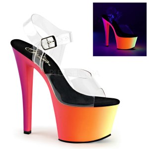 vysoké sandály s UV efektem Rainbow-308uv-c